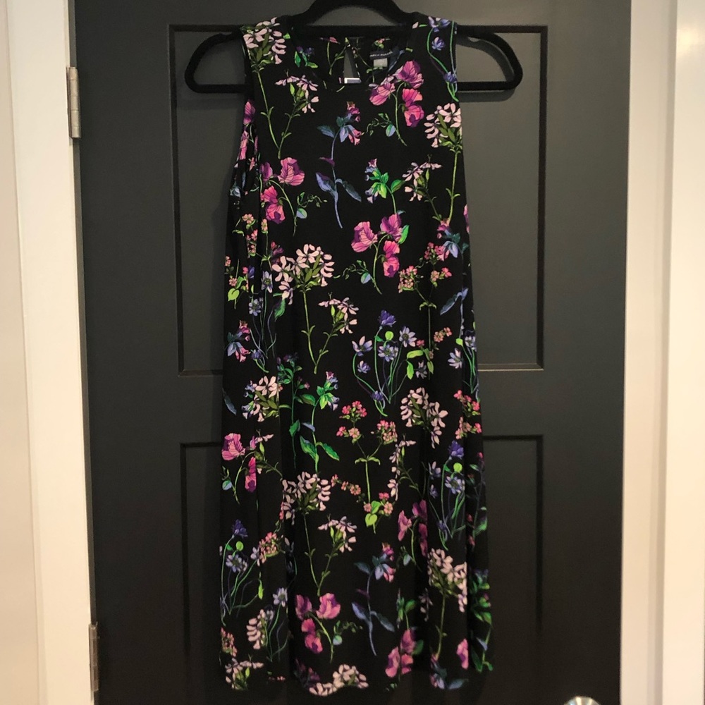 Tommy Hilfiger Floral Black Dress